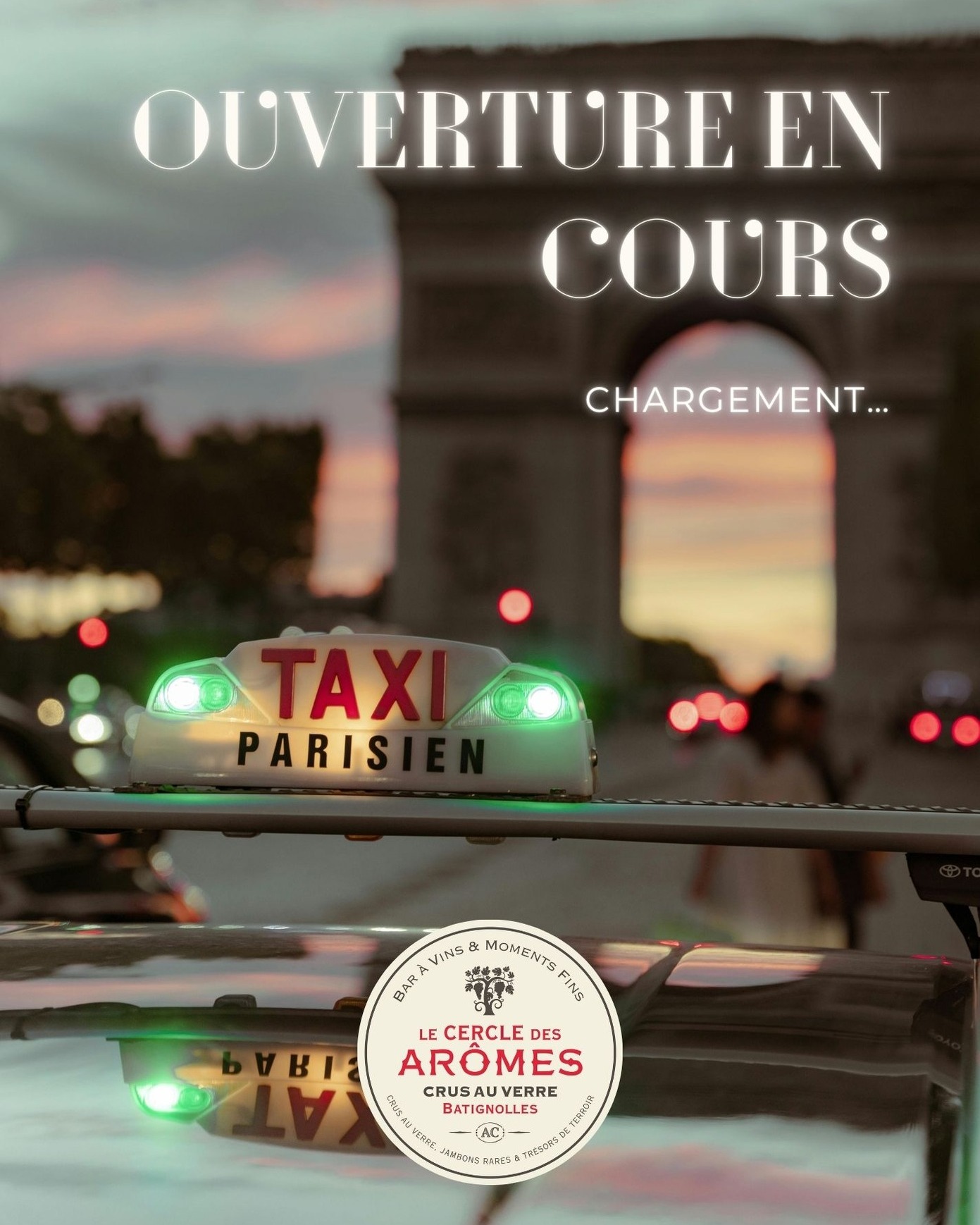 La plus grande carte de vins au verre de Paris se prépare... 🍷

Agendas à la main ! Plus que quelques jours de patience 🕐

#LeCercledesArômes #BaràVins #WineLovers #BaràVinParis #WineLoversParis