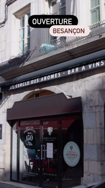Ouverture ce soir de @lecercledesaromes_besancon 🍷

4 rue Bersot
25000 Besançon 
De 17h à 00h30 

#vin #baravin #besançon #vinauverre